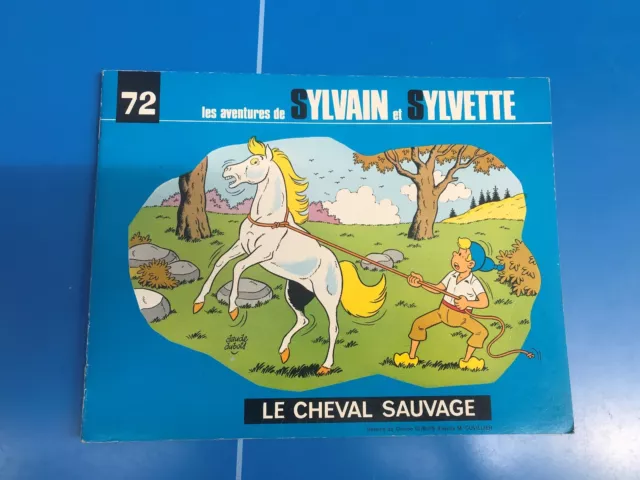 Sylvain  Et Sylvette  / Numeros  72 / Le Cheval Sauvage 1975