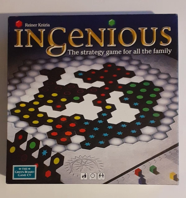 GREEN BOARD GAME CO. Ingenious Strategy Board Game COMPLETE £9.95