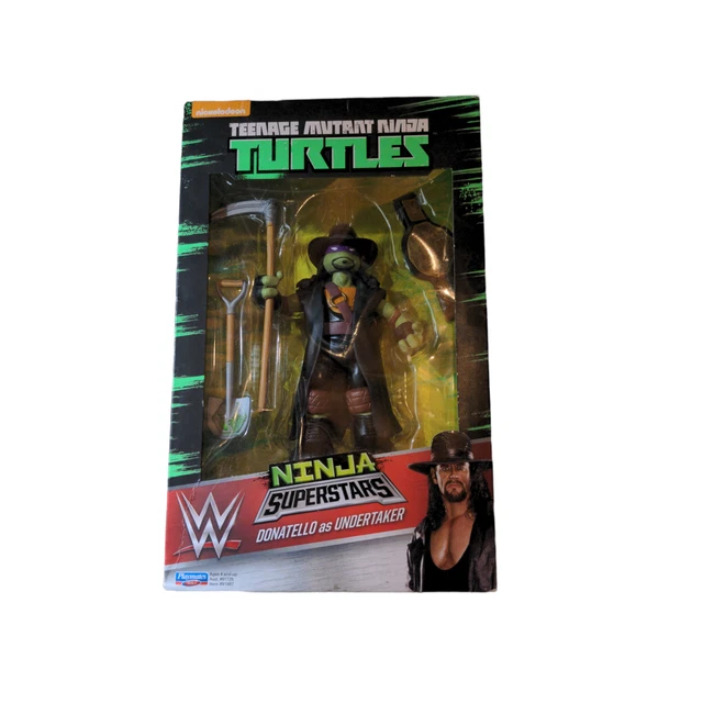 WWE NINJA SUPERSTARS Donatello As Undertaker Teenage Mutant TMNT