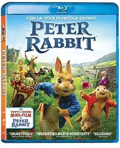 Peter Rabbit (Blu-ray) Rose Byrne Domhnall Gleeson Sam Neill