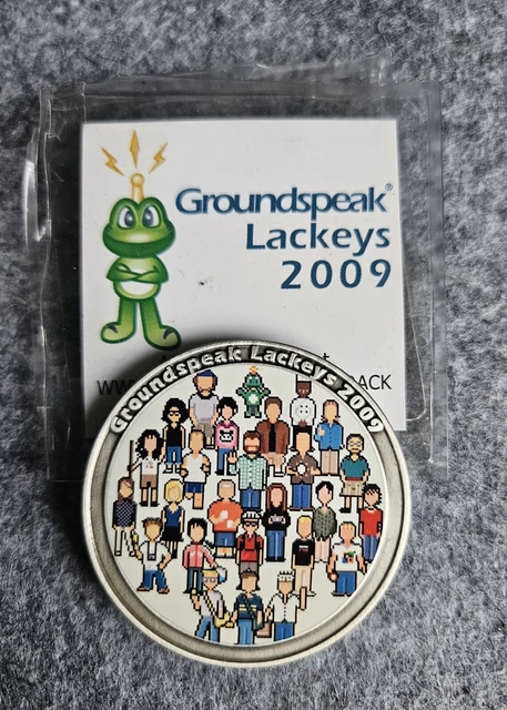 Groundspeak Lackey 2009 Geocoin Geocaching Unactivated