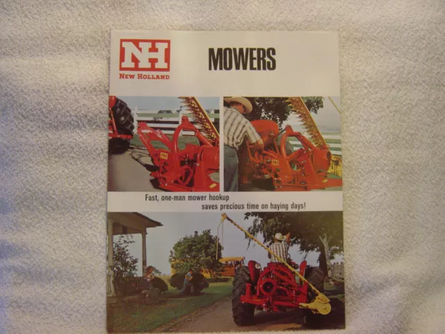 New Holland Sicke Mowers 1971 Sales Brochure