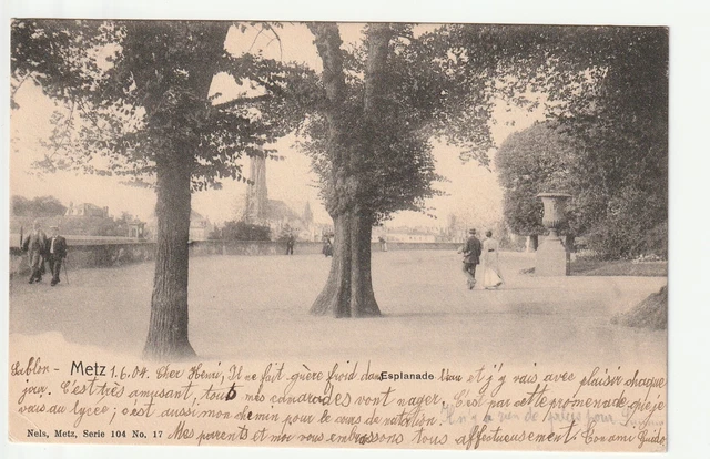 METZ - Moselle - CPA 57 - Editeur NELS - l' Esplanade