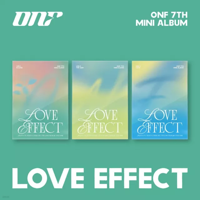 ONF 7th Mini Album [LOVE EFFECT] CD+Book+P.Card+Sticker+F.Poster+4Cut Photo+etc