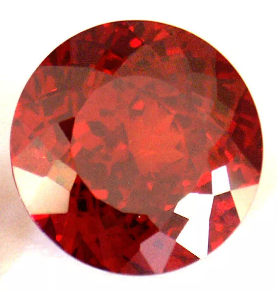 A pair of 5 mm Fancy Double Round Brilliant Cut Lab Created Ruby