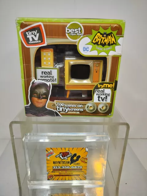 Tiny TV Batman Classics Real Working TV with Top Scenes From the Classic Batman