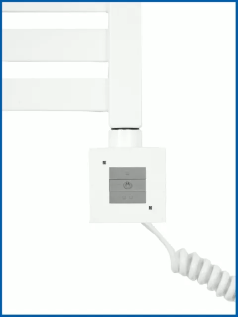 Calentador, Elemento Calefactor Con Control para Radiador Toallero KTX1 Blanco