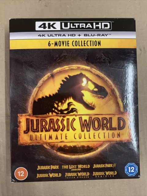 JURASSIC WORLD ULTIMATE Collection (4K Ultra HD Blu-ray, 2022, 6-Disc ...