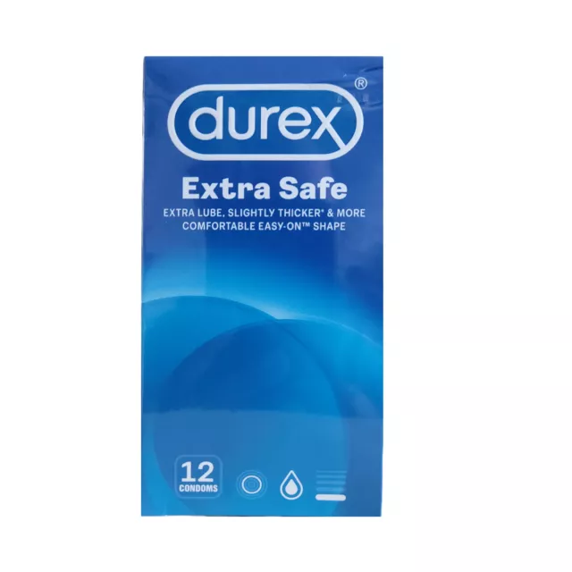 Durex Extra Safe Condoms - Durex Condoms 3 Pack - 6 Pack - 12 Pack -24 Pack