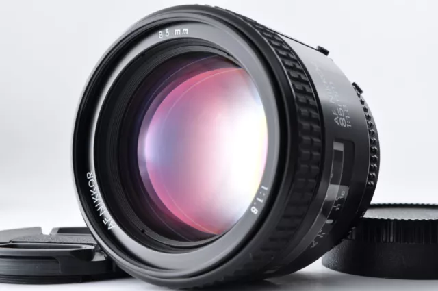 Nikon AF Nikkor 85mm F1.8 Prime portrait Lens F Mount Near mint From Japan #9760