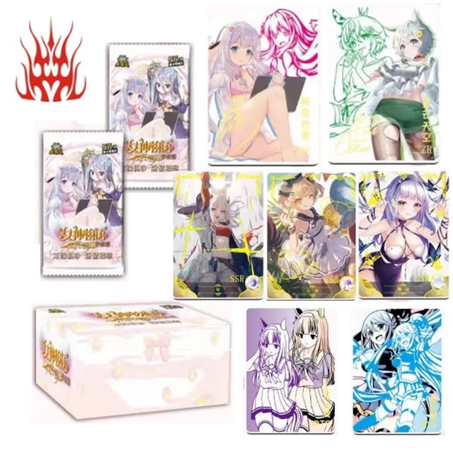 Goddess Story Booster Box - 72 Anime Sammelkarten Mit Waifu Charakteren