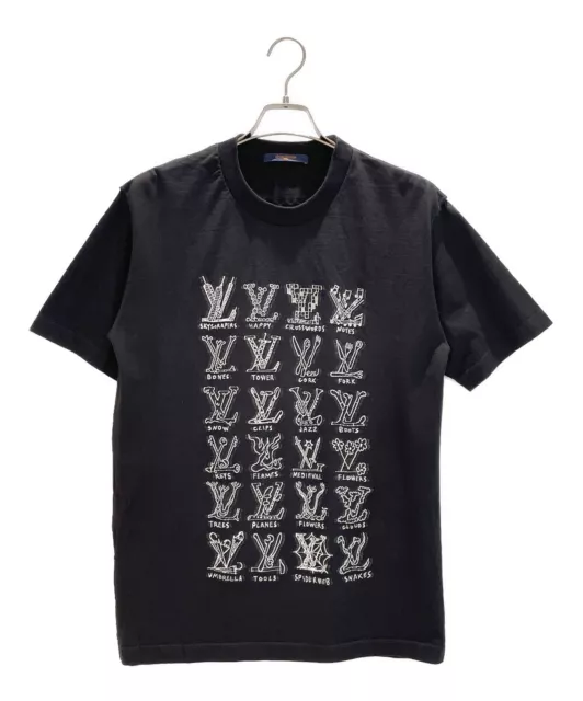 Louis Vuitton Damier Paisley T-Shirt Tops Men S Navy Bandana 14SS