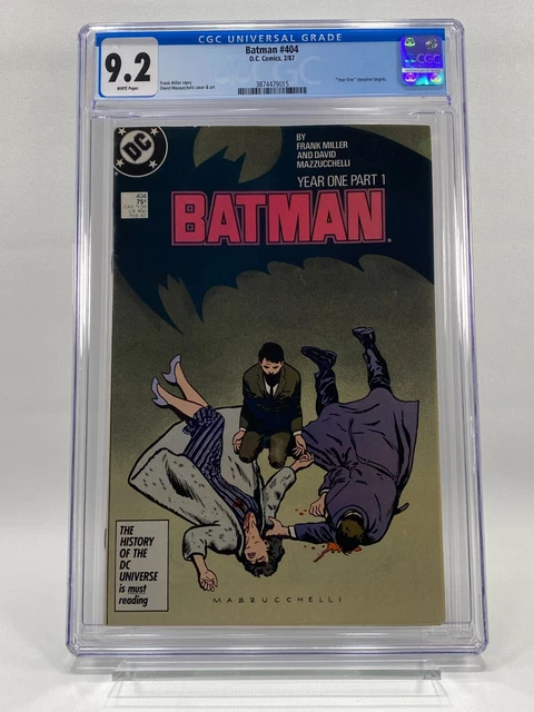 Batman #404 (Feb 1987, Dc Comics) Cgc 9.2 Frank Miller "Year One" Begins (015)