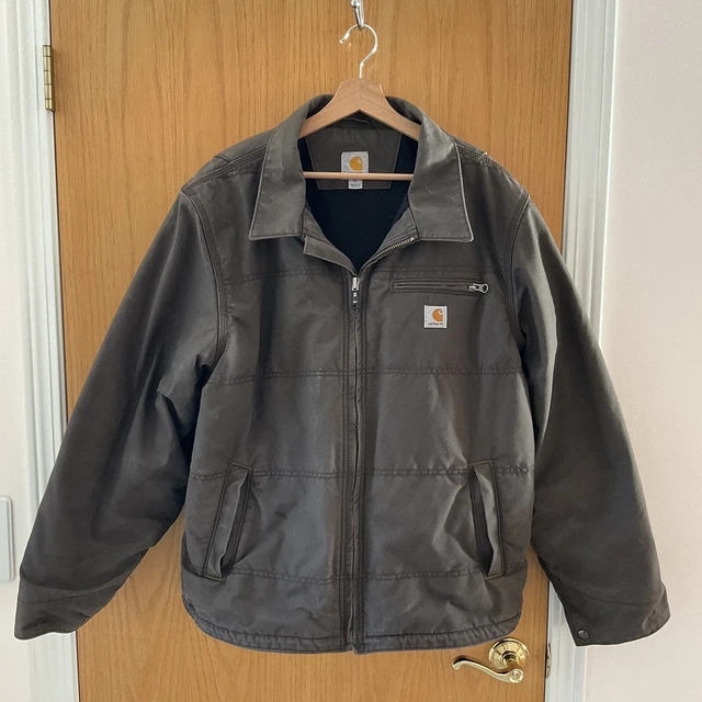 Carhartt men's full swing quick duck overland online shirt jacket
