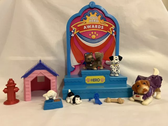 Vintage Littlest Pet Shop Dog Hero Awards Fearless Friends 