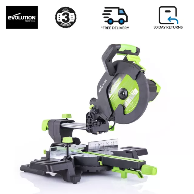 Evolution F255SMS 255mm Sliding Compound Mitre Saw