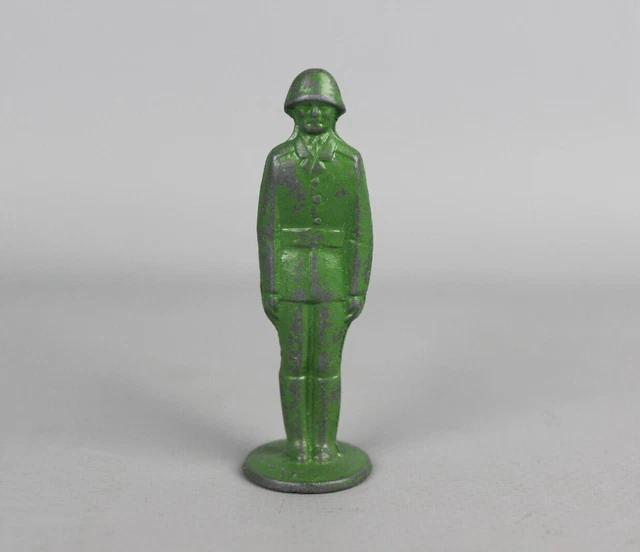 Vintage Soviet Tin toy soldier Original Military Army USSR ACTION FIGURE