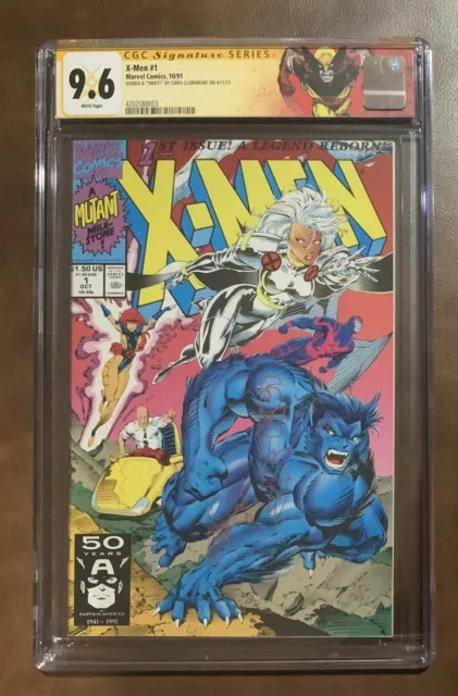 X-Men #1 Cgc 9.6 Signed , And Snikt By (Chris Claremont)