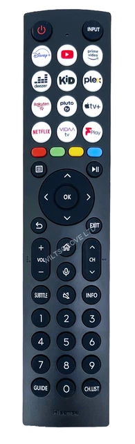 Ersatz-Fernbedienung Für HISENSE TV Modelle LHD32K220WSEU / LHD32K220WTEU