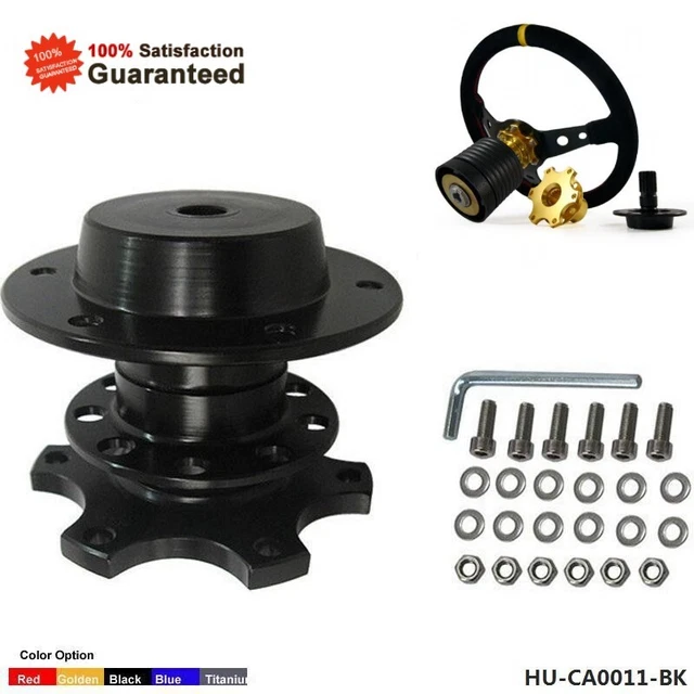 Universal Steering Wheel Snap Off Quick Release Hub Adapter Boss kit US