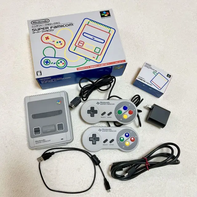 Nintendo Classic Mini SNES Super Famicom Console with Full Accessories No  Box