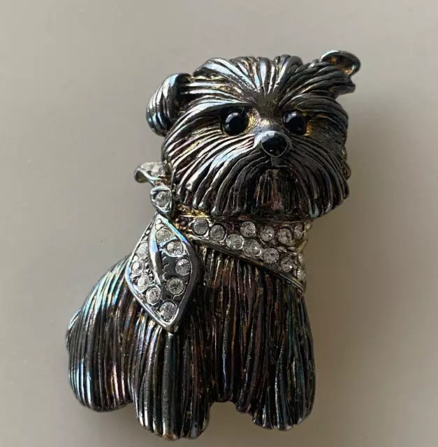Magnifique broche Scottish Terrier  de Carven