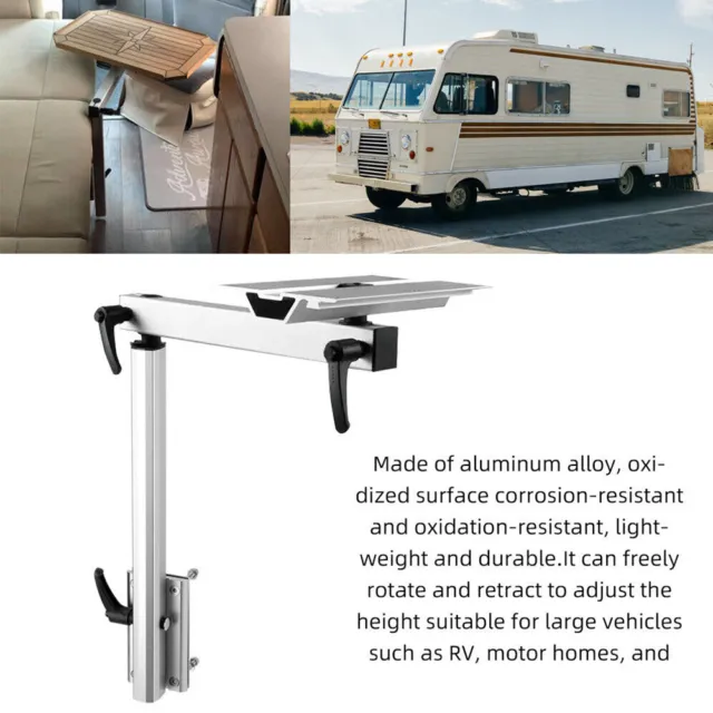 Adjustable RV Table Leg 360 Swivel Foldable For Marine Motorhome Aluminum Alloy
