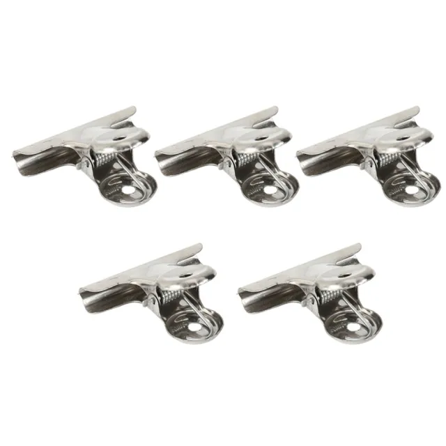 5Pcs Drawing Board Clips Clamps Tag Stationery Clip Paper Binder Clips