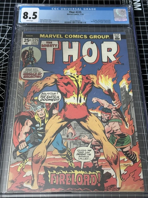 The Mighty Thor #225 - 1974 - CGC 8.5 - 1st Firelord - Galactus Herold