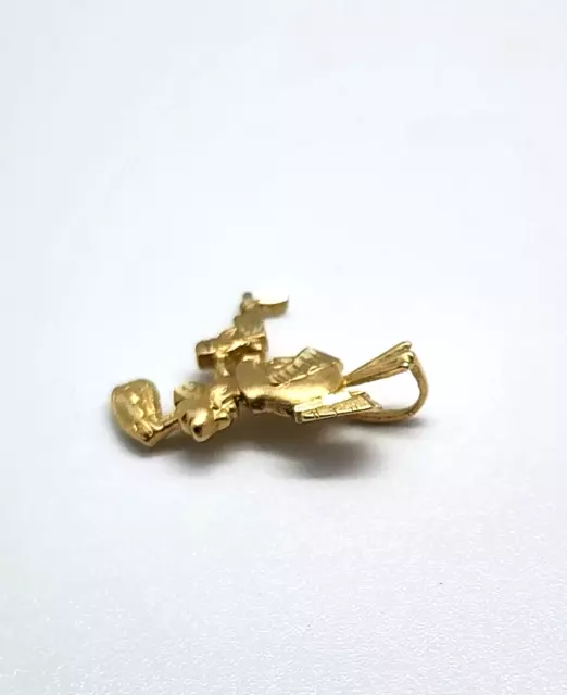 14K Gold 1992 Marvin der Mars Anhänger Charm Warner Bros. Looney Tunes 3