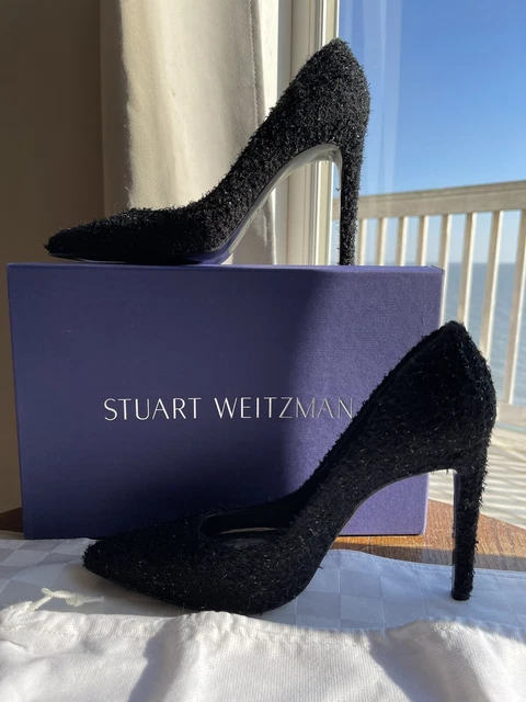 STUART WEITZMAN CURVIA Cyclamen Aniline Patent Leather Point Toe Pumps 8.5M RARE 445.00 PicClick