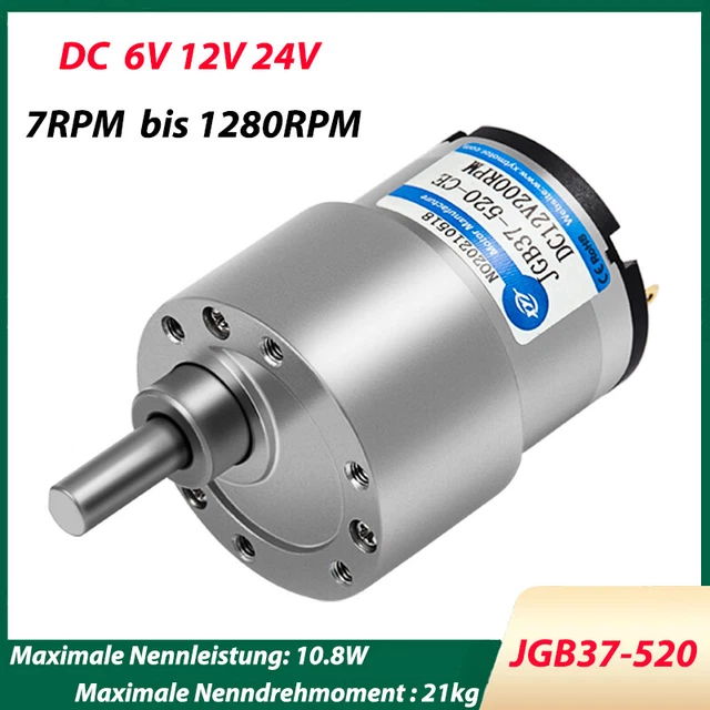 DC Elektromotor 31ZY – 6V/12V/24V, 4000/5000/8000 Produktbild-Vorschau 2