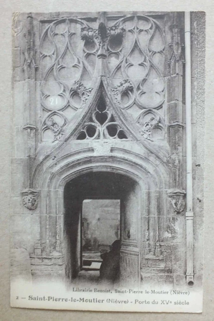 Cpa - Saint Pierre Le Moutier - Porte Du Xv Eme Siecle - 2