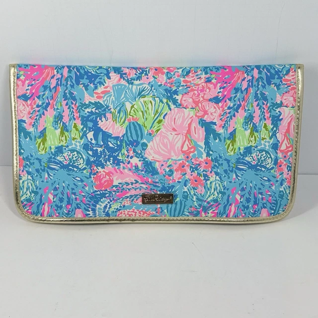 Organisateur De Voyage Lilly Pulitzer NWT - Motif Fleuri, Coton Et Polyester