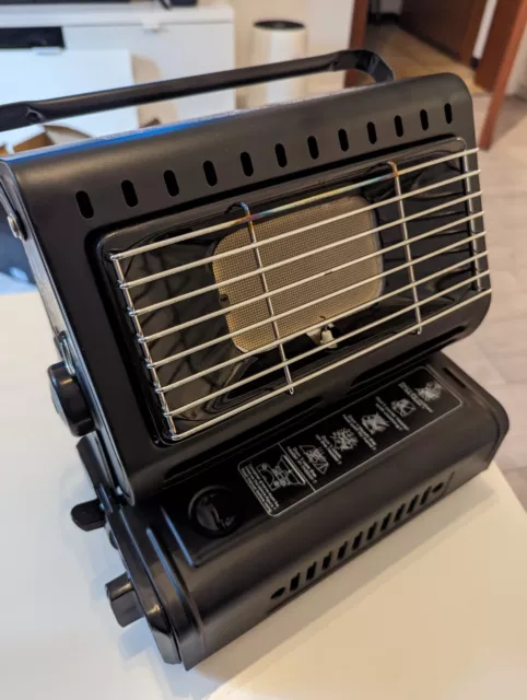 Fox Gasheizer mit Piezo Zündung, Camping, Outdoor, Gas, Ofen, Heizung, Heizer