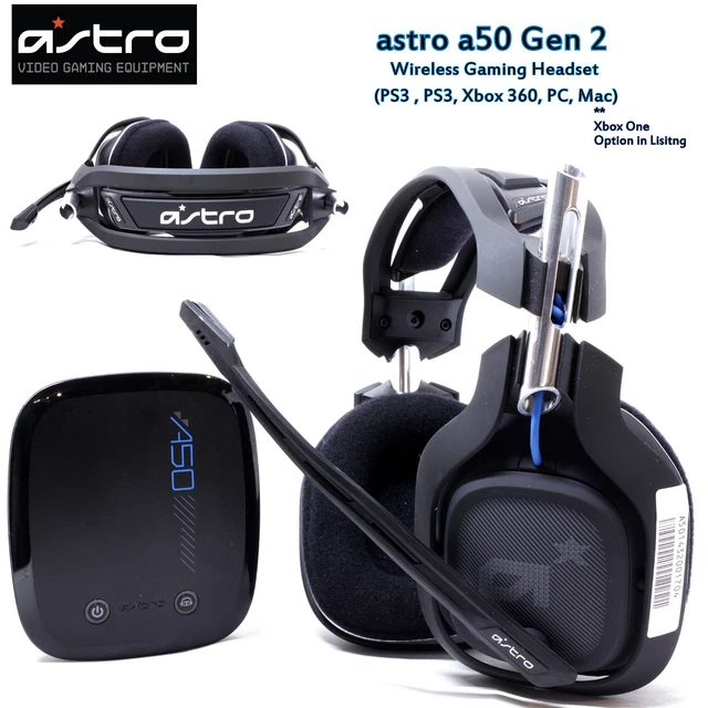 ASTRO A50 Wireless + Base Station Wireless Gaming Headset for Xbox,  PlayStation and PC/MAC*