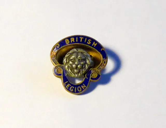 British Legion - The Royal British Legion   vintage  enamel badge number A8723
