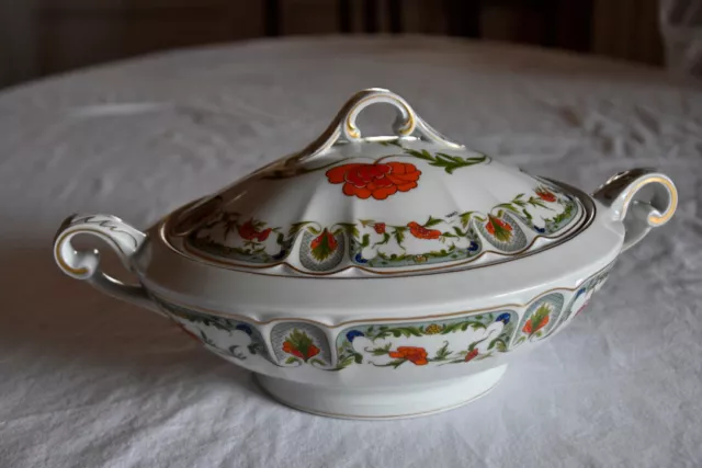 Soupière porcelaine Limoges HAVILAND - modèle Mozart Chantoung