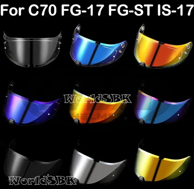 HJ-20m Helmet Visor Pinlock Lens For HJC C70 FG-17 IS-17 FG-ST Uv Casco Shield