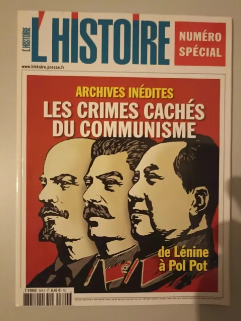 Lot de 7 revues «  L'HISTOIRE » sur le communisme et les gauches au 20e siècle