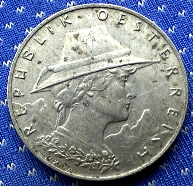 1924 Austria 1000 Kronen AU    High Grade World Coin    #ZL139