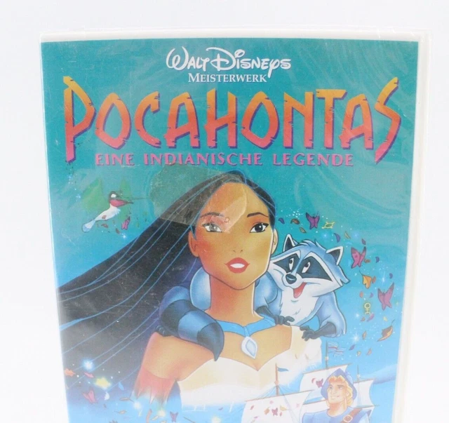 WALT DISNEY POCAHONTAS Vintage Videokassette VHS Film 1995 SEALED NEU