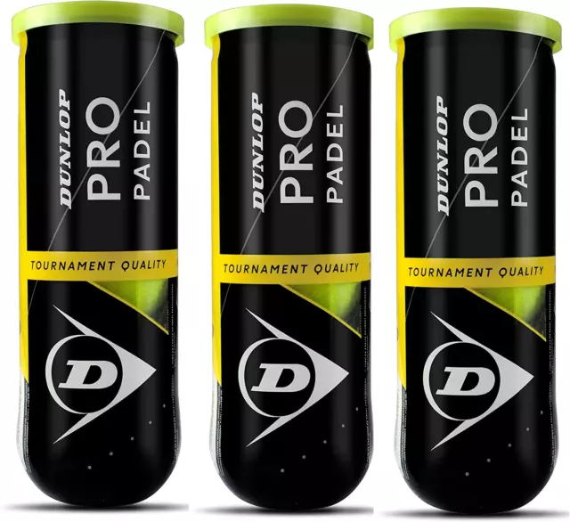 Dunlop Palla PRO Padel (Pack 3 X 3)