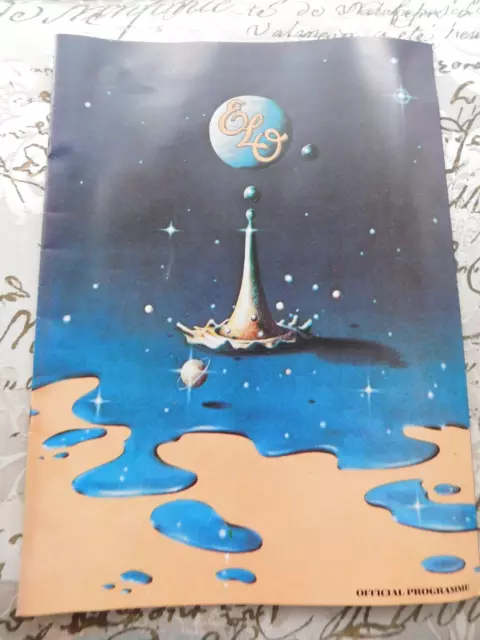 ELO OFFICIAL PROGRAMME 2001 preowned