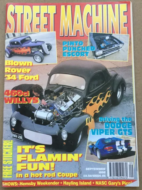 Street Machine Magazine - September 1996 - 460ci Willys, Blown Rover ‘34 Ford