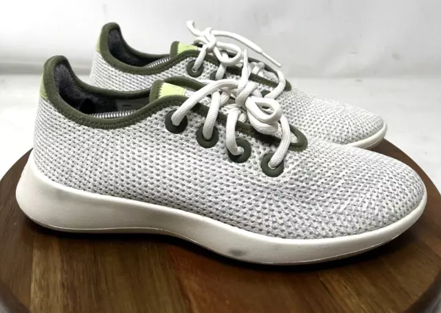 Allbirds Tree Runner Shoes Womens 8 Limited Edition Calm Cargo Lace Up Sneakers