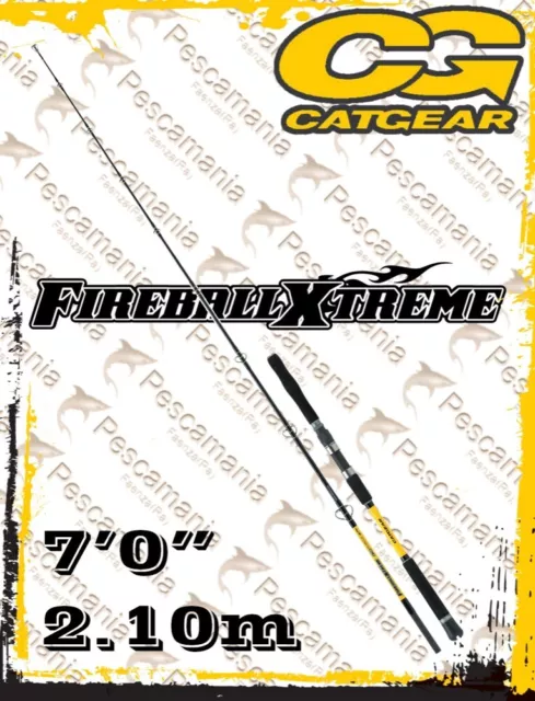 Canne Catgear Fireball Extreme mt 2.10 7'0'' silure casting gr 250