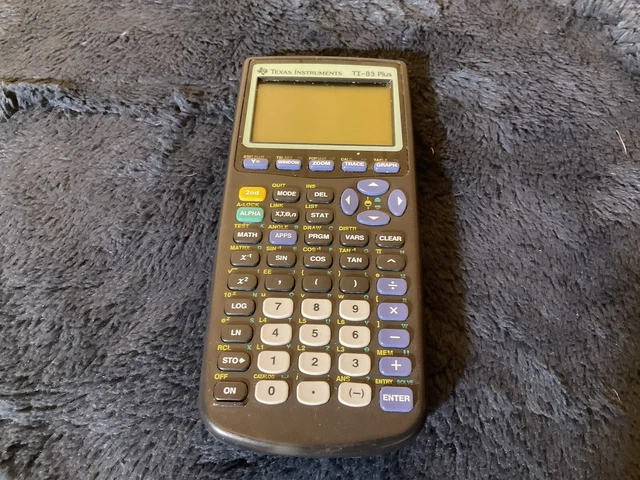 Texas Instruments TI-83 Plus Graphing Calculator - Tested/Working, No Cover