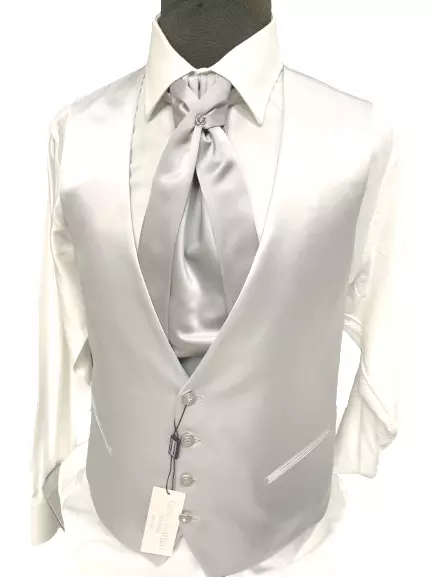 Gilet Uomo Carlo Pignatelli Elegante Panciotto Cerimona Invitato Sposo Waistcoat