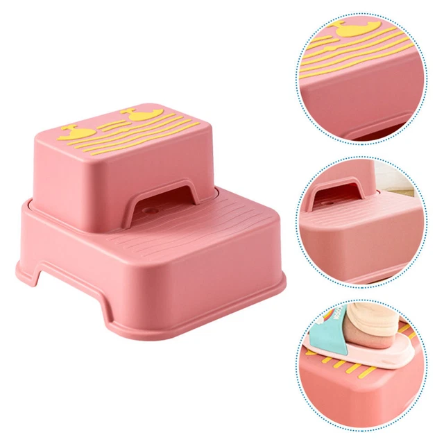 Marchepied 2 Marches Antidérapant Tabouret Escabeau 2 Marches Pour Enfant - Antidérapant, Pliable - 30.5x32.5x32 Cm - Pour Salle De Bain, Cuisine Marchepied 2 Marches Antidérapant Tabouret Escabeau 2 Marches Pour Enfant - Antidérapant, Pliable - 30.5x32.5x32 Cm - Pour Salle De Bain, Cuisine